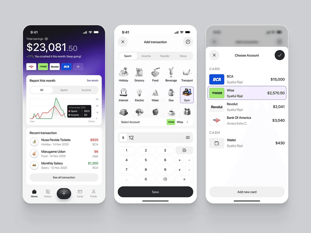 Expense Tracker screenshot